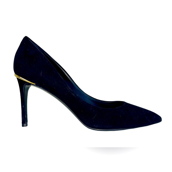 LOUIS VUITTON EYELINE HIGH SHOES IN BLACK SUEDE - Picture 1 of 11